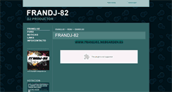 Desktop Screenshot of frandj82.webgarden.es