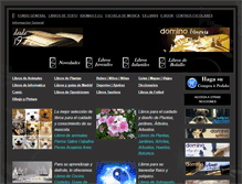 Tablet Screenshot of libreria-domino-leganes.webgarden.es
