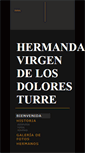 Mobile Screenshot of hermandadvirgendelosdoloresturre.webgarden.es