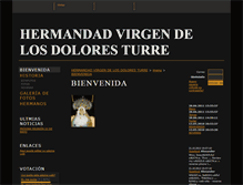 Tablet Screenshot of hermandadvirgendelosdoloresturre.webgarden.es