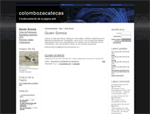Tablet Screenshot of colombozacatecas.webgarden.es