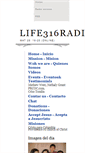 Mobile Screenshot of life316radio.webgarden.es