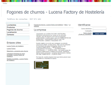Tablet Screenshot of fogonesdechurros.webgarden.es