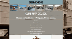 Desktop Screenshot of clubrutadelsol.webgarden.es