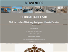 Tablet Screenshot of clubrutadelsol.webgarden.es