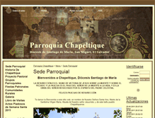 Tablet Screenshot of parroquiachapeltique.webgarden.es