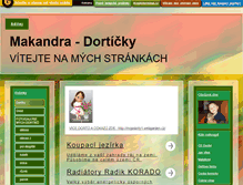 Tablet Screenshot of mojedorty-makandra.webgarden.name