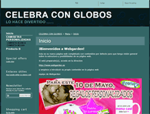 Tablet Screenshot of celebraconglobos.webgarden.es