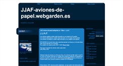 Desktop Screenshot of jjaf-avines-de-papel.webgarden.es