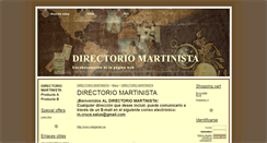 Desktop Screenshot of directoriomartinista.webgarden.es