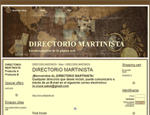 Tablet Screenshot of directoriomartinista.webgarden.es