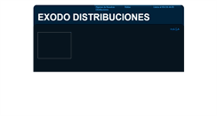 Desktop Screenshot of exododistribuciones.webgarden.es