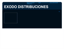 Tablet Screenshot of exododistribuciones.webgarden.es