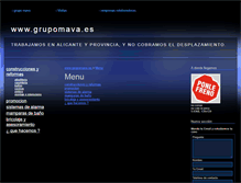 Tablet Screenshot of grupomava.webgarden.es