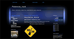 Desktop Screenshot of palenciarock.webgarden.es