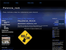 Tablet Screenshot of palenciarock.webgarden.es