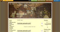 Desktop Screenshot of historie.webgarden.name