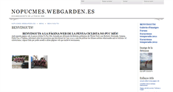 Desktop Screenshot of nopucmes.webgarden.es