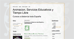 Desktop Screenshot of educacionsocial.webgarden.es
