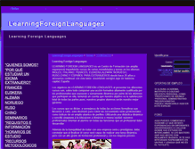 Tablet Screenshot of learningforeignlanguages.webgarden.es