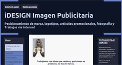 Desktop Screenshot of idesign.webgarden.es