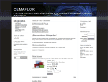 Tablet Screenshot of cemaflor.webgarden.es