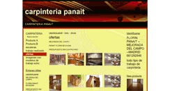 Desktop Screenshot of carpintero.webgarden.es