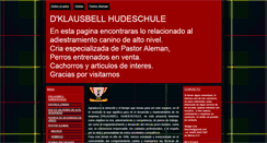 Desktop Screenshot of klausbel.webgarden.es