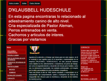 Tablet Screenshot of klausbel.webgarden.es