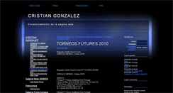 Desktop Screenshot of cristiangonzalez.webgarden.es