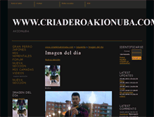 Tablet Screenshot of akionuba.webgarden.es