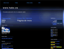 Tablet Screenshot of habo.webgarden.es
