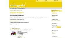 Desktop Screenshot of clubgarbi.webgarden.es