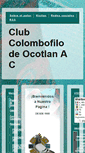 Mobile Screenshot of clubcolombofilodeocotlanac.webgarden.es