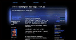 Desktop Screenshot of hectorgrande.webgarden.es