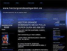 Tablet Screenshot of hectorgrande.webgarden.es