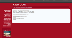 Desktop Screenshot of clubccut.webgarden.es
