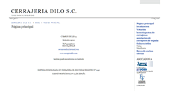 Desktop Screenshot of cerrajeriadilo.webgarden.es