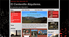 Desktop Screenshot of alquilereselcentenillo.webgarden.es