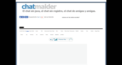 Desktop Screenshot of chatfacebook.webgarden.es