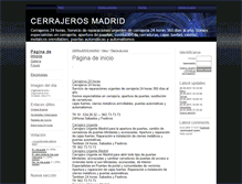 Tablet Screenshot of cerrajeros.webgarden.es