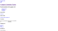 Desktop Screenshot of cartuchosvacios.webgarden.es