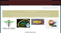 Desktop Screenshot of onda87.webgarden.es