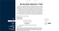 Desktop Screenshot of iglesiagraciaypaz.webgarden.es