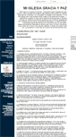 Mobile Screenshot of iglesiagraciaypaz.webgarden.es