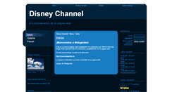 Desktop Screenshot of disney-channel.webgarden.es