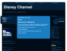 Tablet Screenshot of disney-channel.webgarden.es