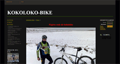Desktop Screenshot of kokolokobike.webgarden.es