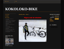 Tablet Screenshot of kokolokobike.webgarden.es