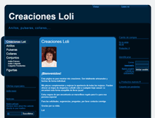 Tablet Screenshot of creacionesloli.webgarden.es